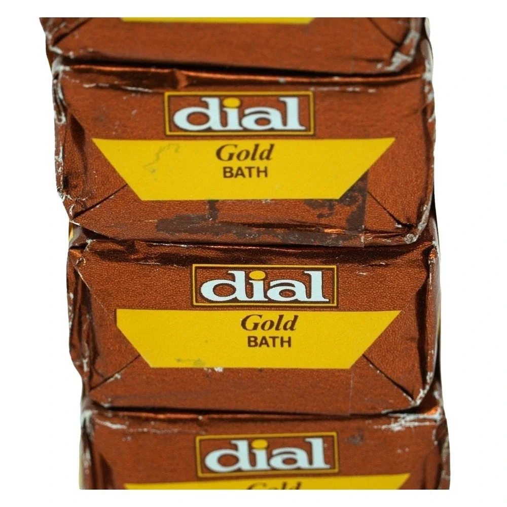 Vintage‎ Dial Gold Bar Soap 4 Pack 5oz Bath Size Bars Gold Antibacterial